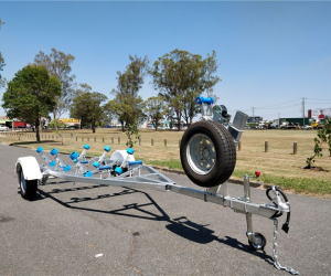 Boat Trailer with Wobble Rollers Picture