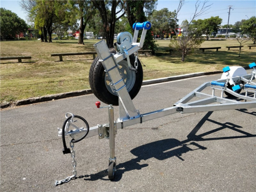 Boat Trailer with Wobble Rollers 750KG ATM