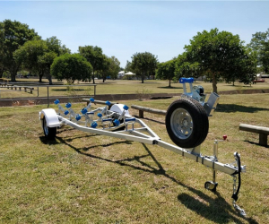 Boat Trailer with Wobble Rollers 750KG ATM