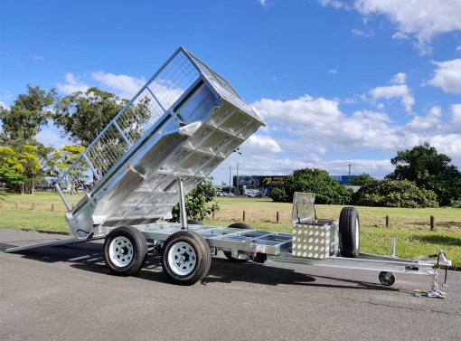 10x5 Hydraulic Tipper Tandem Box Trailer ATM 3500KG - Image 2