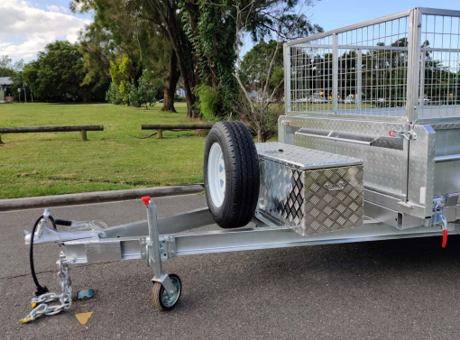 10x5 Hydraulic Tipper Tandem Box Trailer ATM 3500KG - Image 3