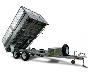 12×7 Hydraulic Tipper Flat Top Trailer ATM 3500KG