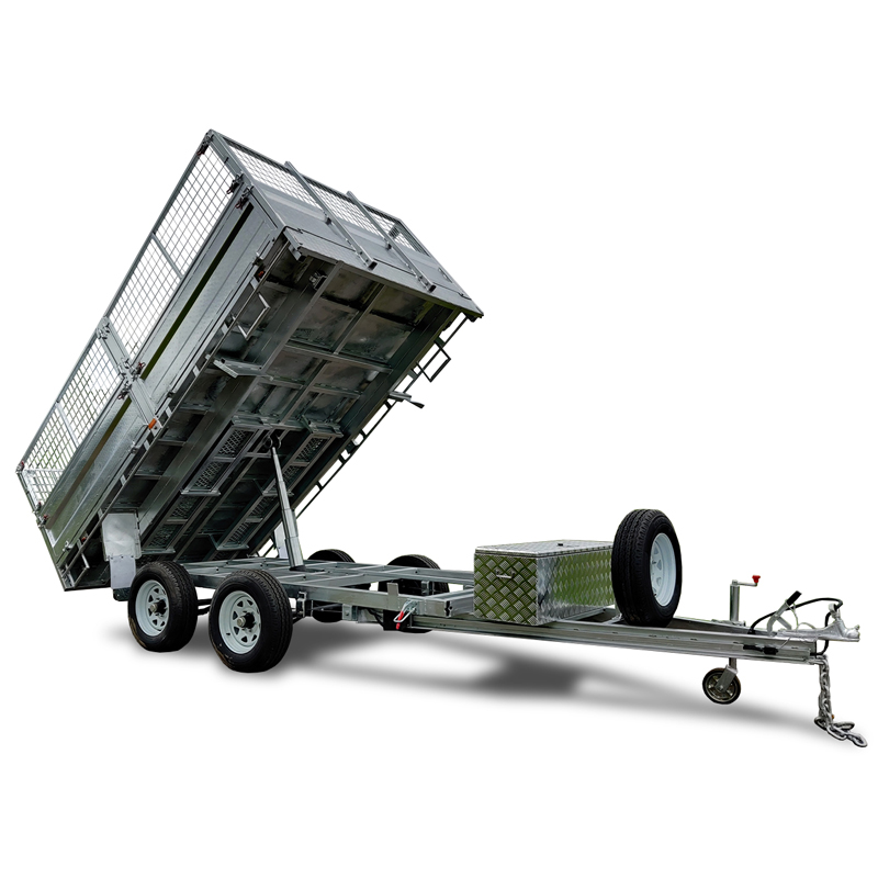 12×7 Hydraulic Tipper Flat Top Trailer ATM 3500KG