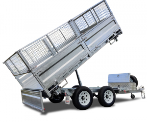 12×7 Hydraulic 3 Way Tipper Flat Top Trailer ATM 3500KG
