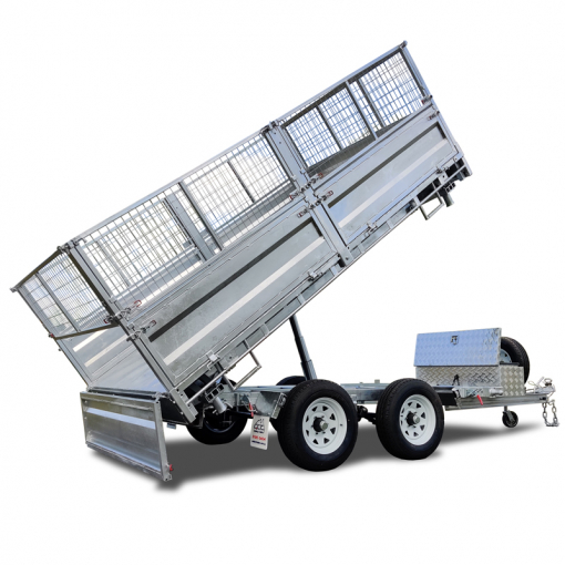 12×7 Hydraulic 3 Way Tipper Flat Top Trailer ATM 3500KG