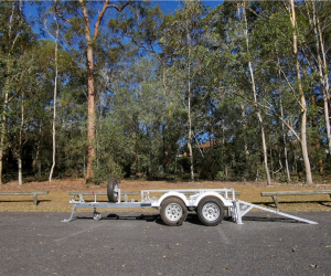 Scissor Lift Trailers Side