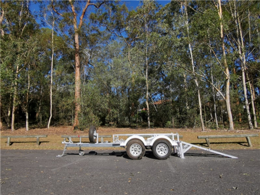 Scissor Lift Trailers Side
