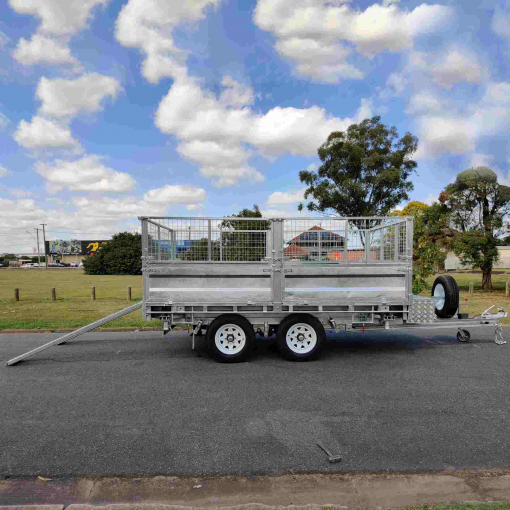 12x7 Hydraulic 3 Way Tipper Flat Top Trailer ATM  3500KG - Image 5