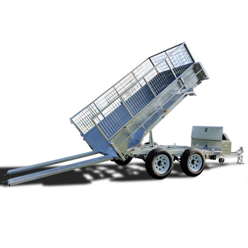 8×5 Hydraulic Tipper Tandem Box Trailer ATM 3500KG