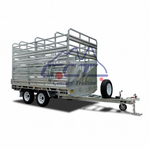 12x7 Cattle & Flat Top 2 in 1 Trailer ATM 3500KG