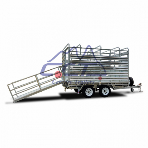 12x7 Cattle & Flat Top 2 in 1 Trailer ATM 3500KG - Image 3