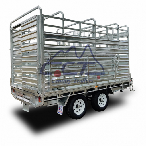 12x7 Cattle & Flat Top 2 in 1 Trailer ATM 3500KG - Image 2