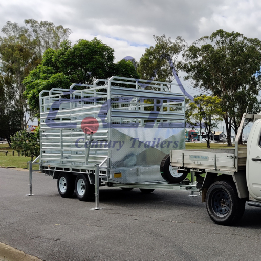 12x7 Cattle & Flat Top 2 in 1 Trailer ATM 3500KG - Image 5
