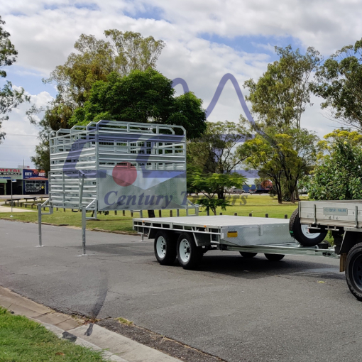 12x7 Cattle & Flat Top 2 in 1 Trailer ATM 3500KG - Image 7